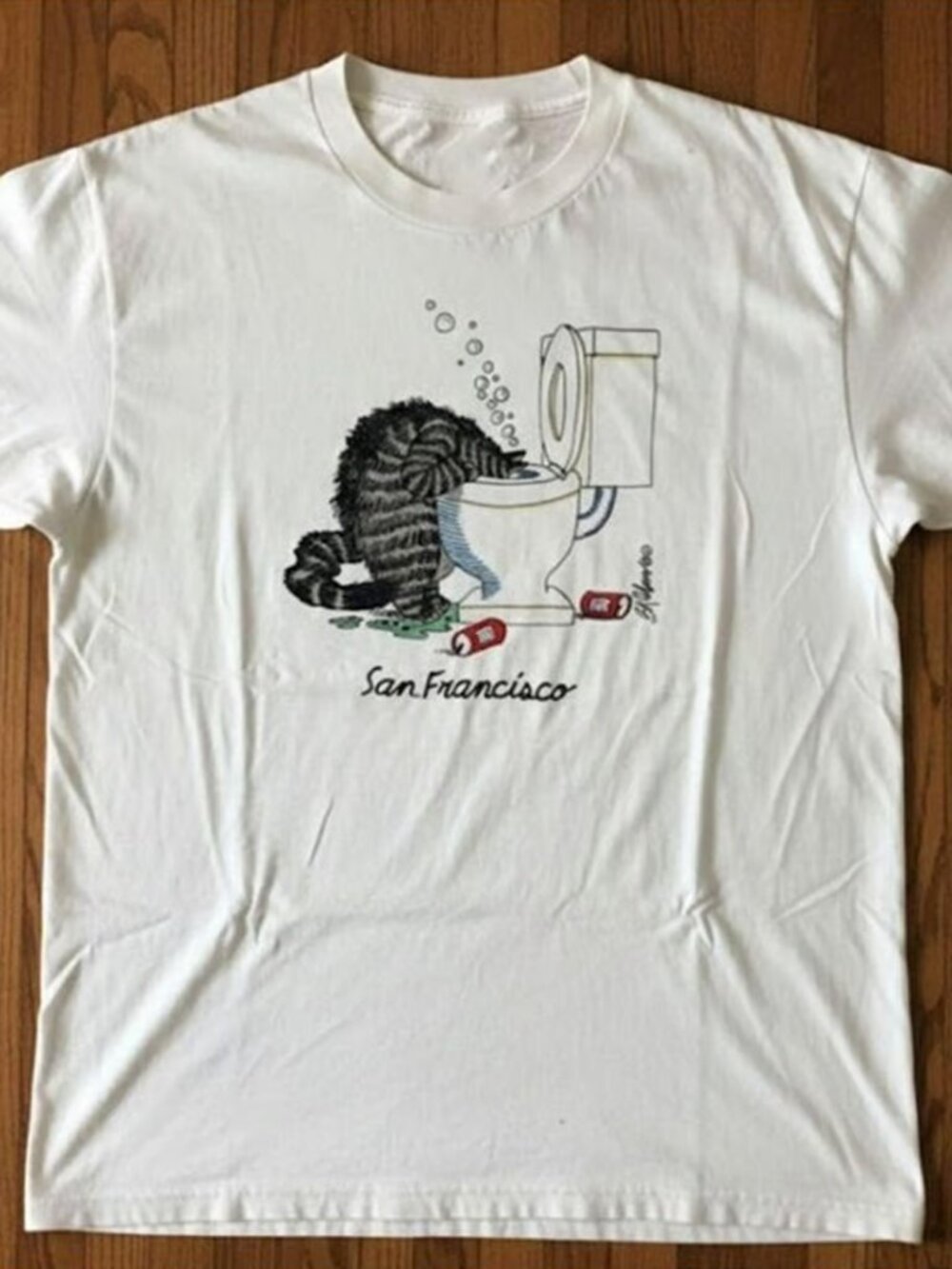 San Francisco B.Kliban Cat T-shirt